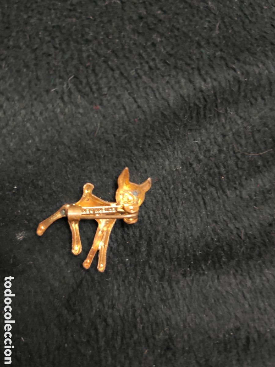 Joyeria: BROCHE ANTIGUO DE BAMBI CON FIRMA - Foto 4