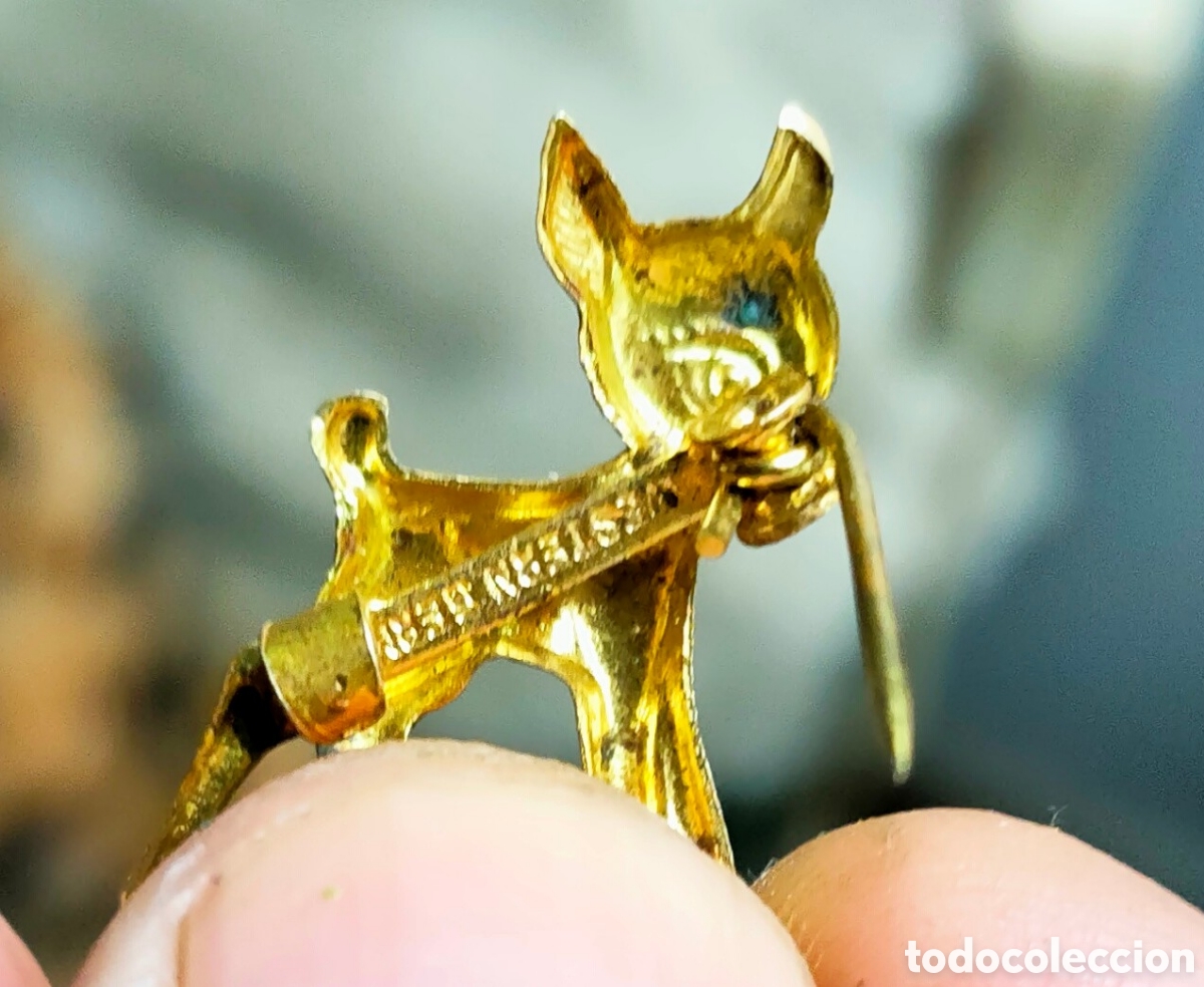 Joyeria: BROCHE ANTIGUO DE BAMBI CON FIRMA - Foto 3