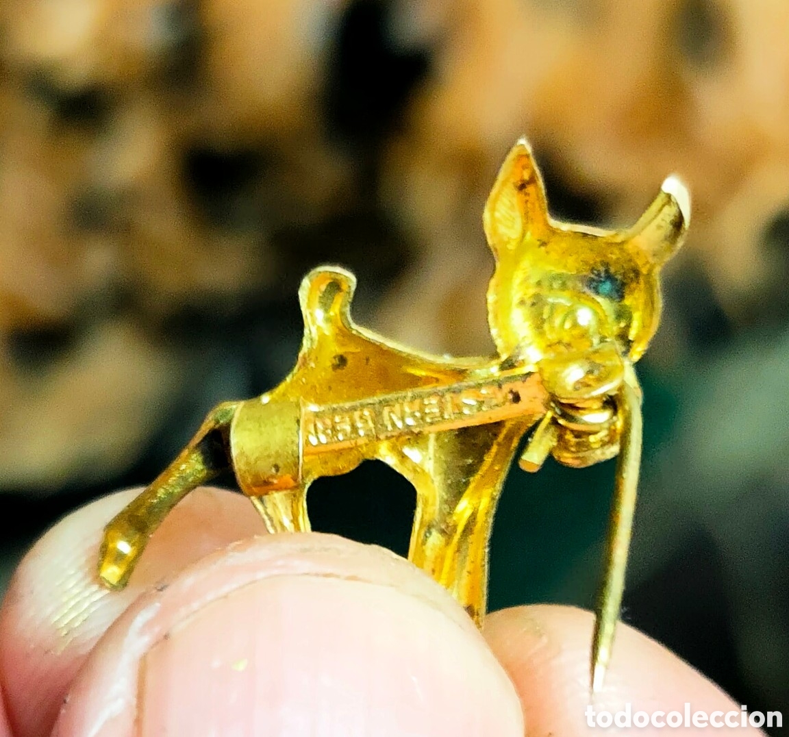 Joyeria: BROCHE ANTIGUO DE BAMBI CON FIRMA - Foto 7
