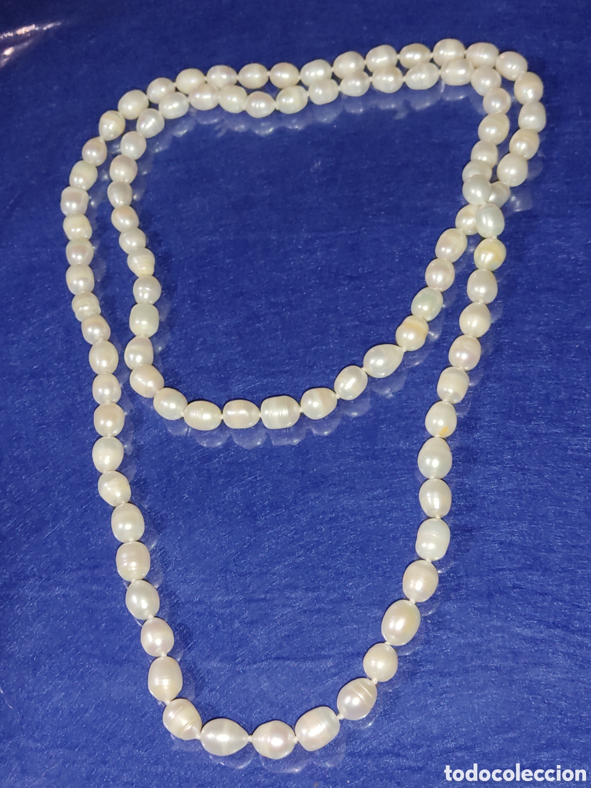Joyeria: Collar largo o 2 vueltas de perlas barrocas. - Foto 3