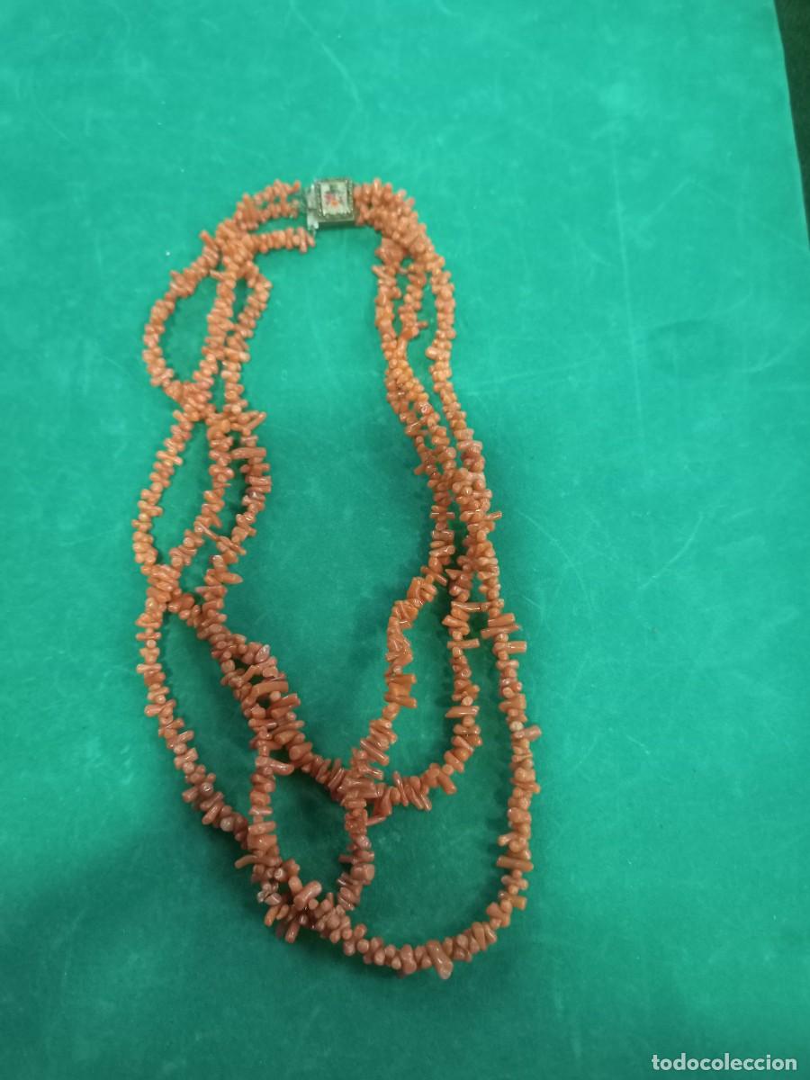 Joyeria: Gargantilla en coral rojo, antiguo. REF-333--ca3 - Foto 1