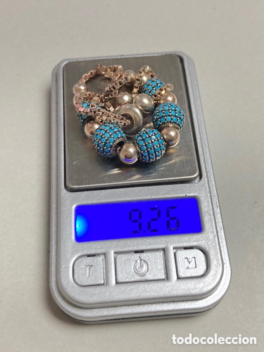 Joyeria: Pulsera de plata con turquesas - Foto 7