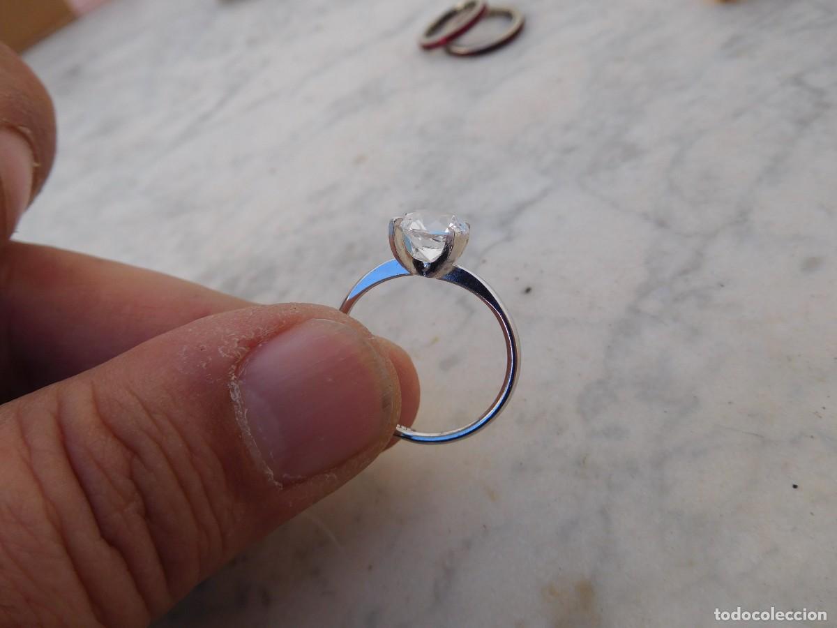 Joyeria: Anillo vintage de plata rodiada - Foto 2