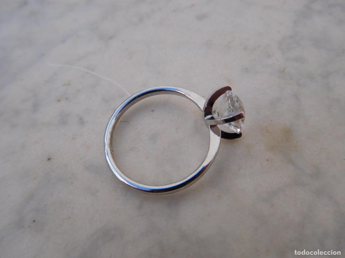 Joyeria: Anillo vintage de plata rodiada - Foto 3