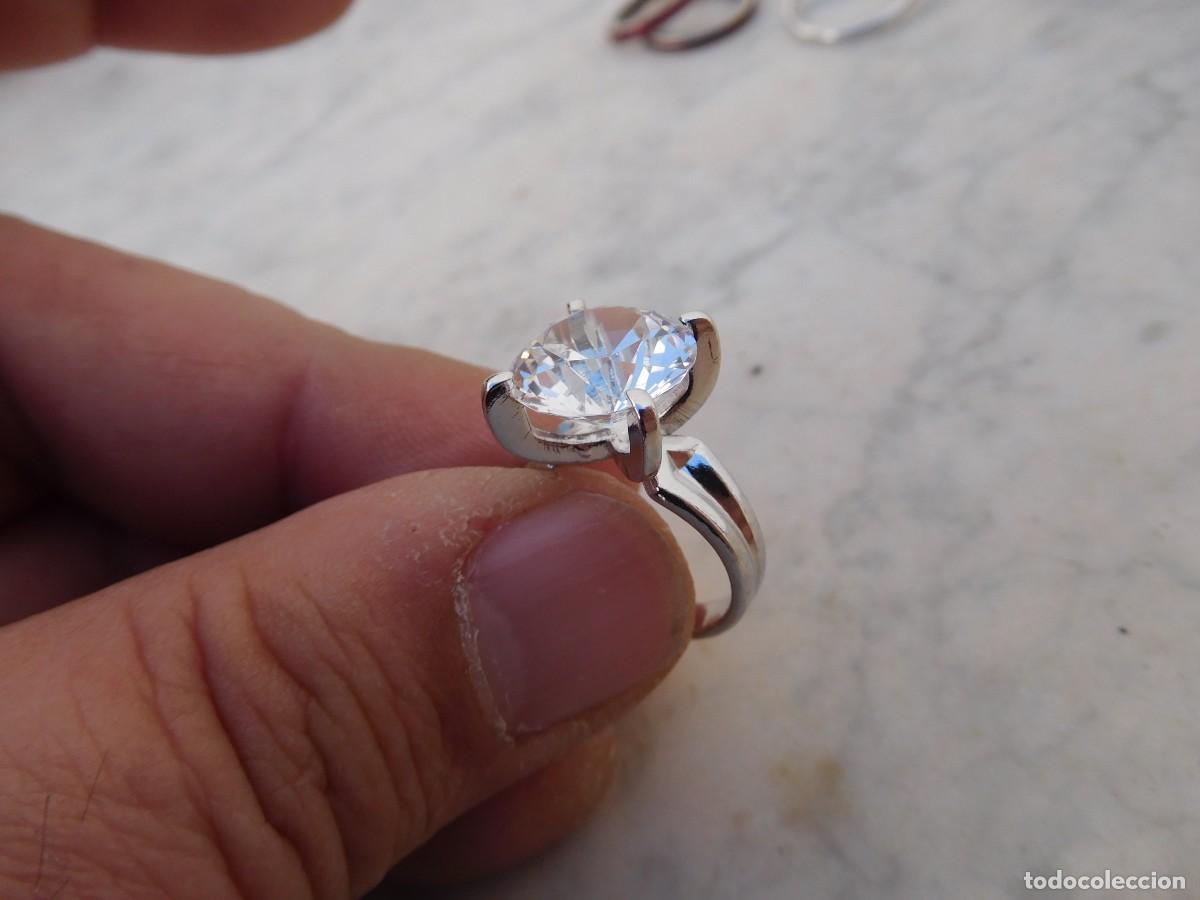Joyeria: Anillo vintage de plata rodiada - Foto 1