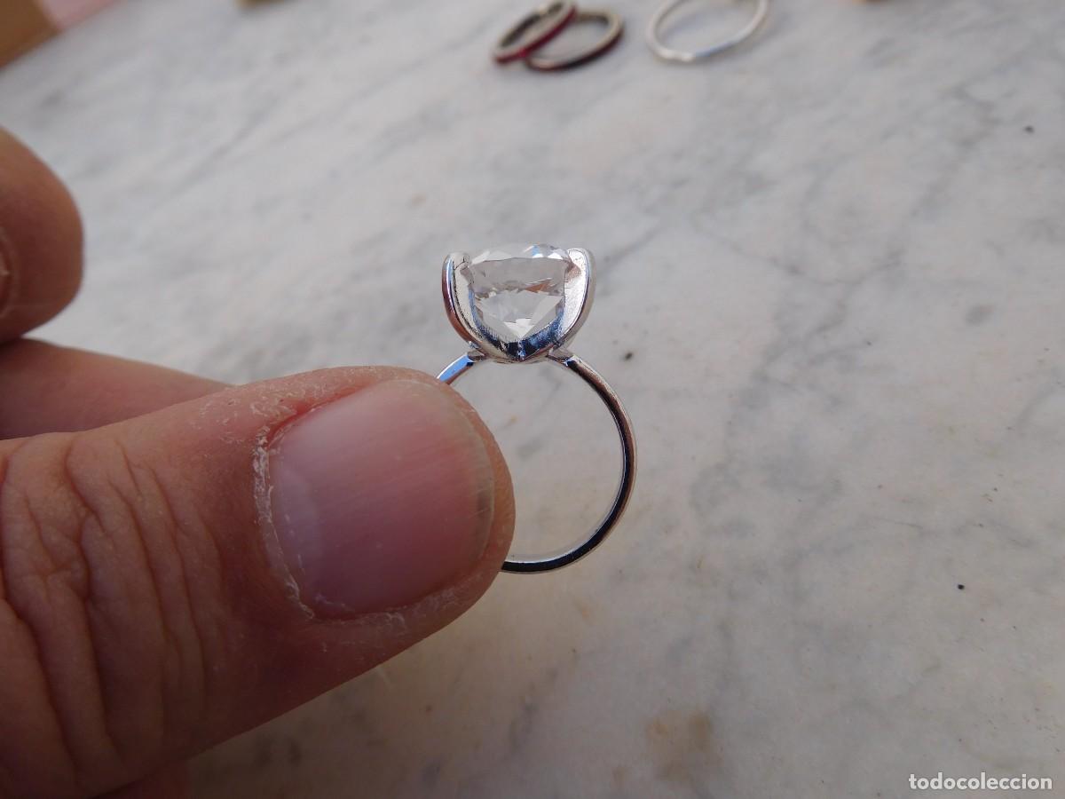 Joyeria: Anillo vintage de plata rodiada - Foto 3