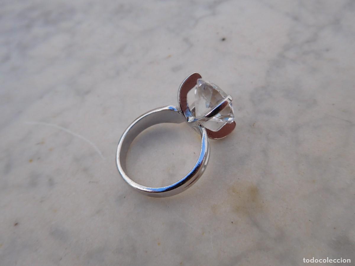 Joyeria: Anillo vintage de plata rodiada - Foto 4