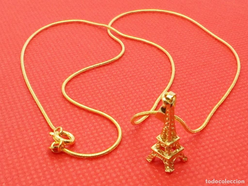 Joyeria: Torre Eiffel Gold Filled 18K LAMINADO ORO - Foto 4