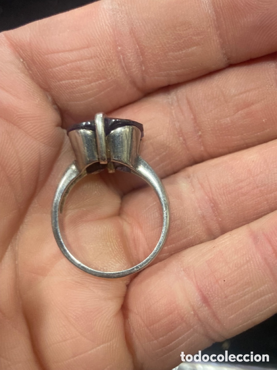 Joyeria: Bonito anillo de plata y amatista - Foto 5