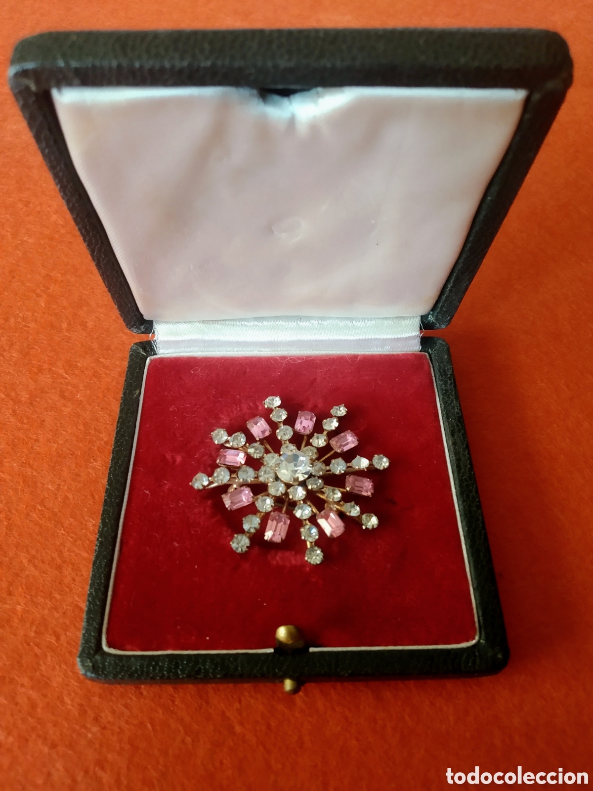 Joyeria: ANTIGUO BROCHE CON ESTUCHE - Foto 1