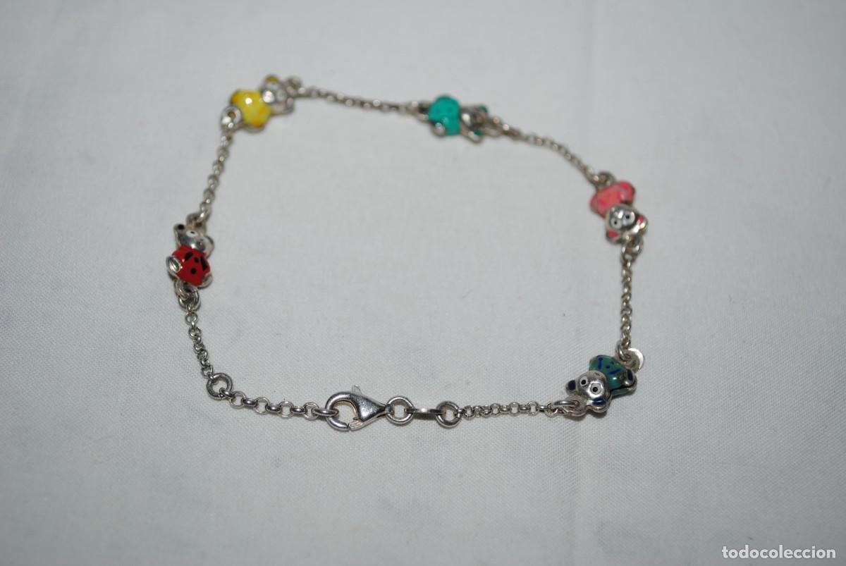 Joyeria: PULSERA DE PLATA CON FIGURAS DE OSITOS - Foto 1