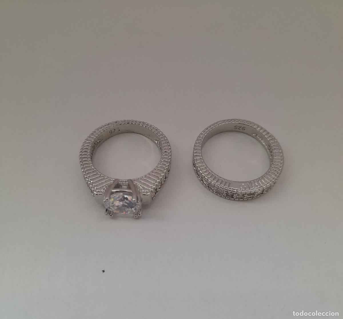 Joyeria: LOTE 2 SORTIJAS EN PLATA - Foto 2