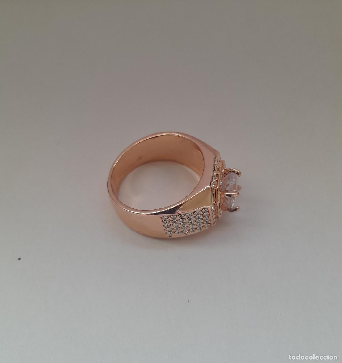Joyeria: ANILLO ANTIGUO CHAPADO EN ORO ROSA - Foto 3