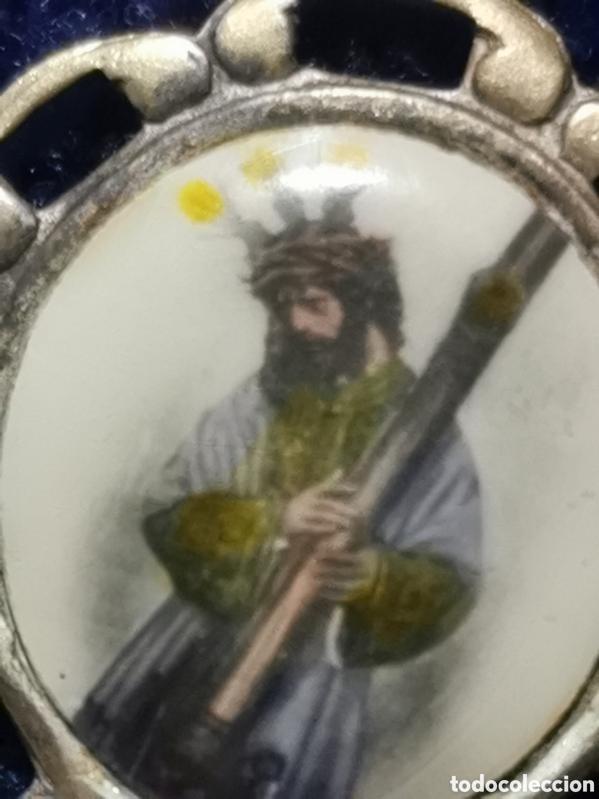 Joyeria: Antigua medalla Jes&uacute;s del Gran Poder. - Foto 2