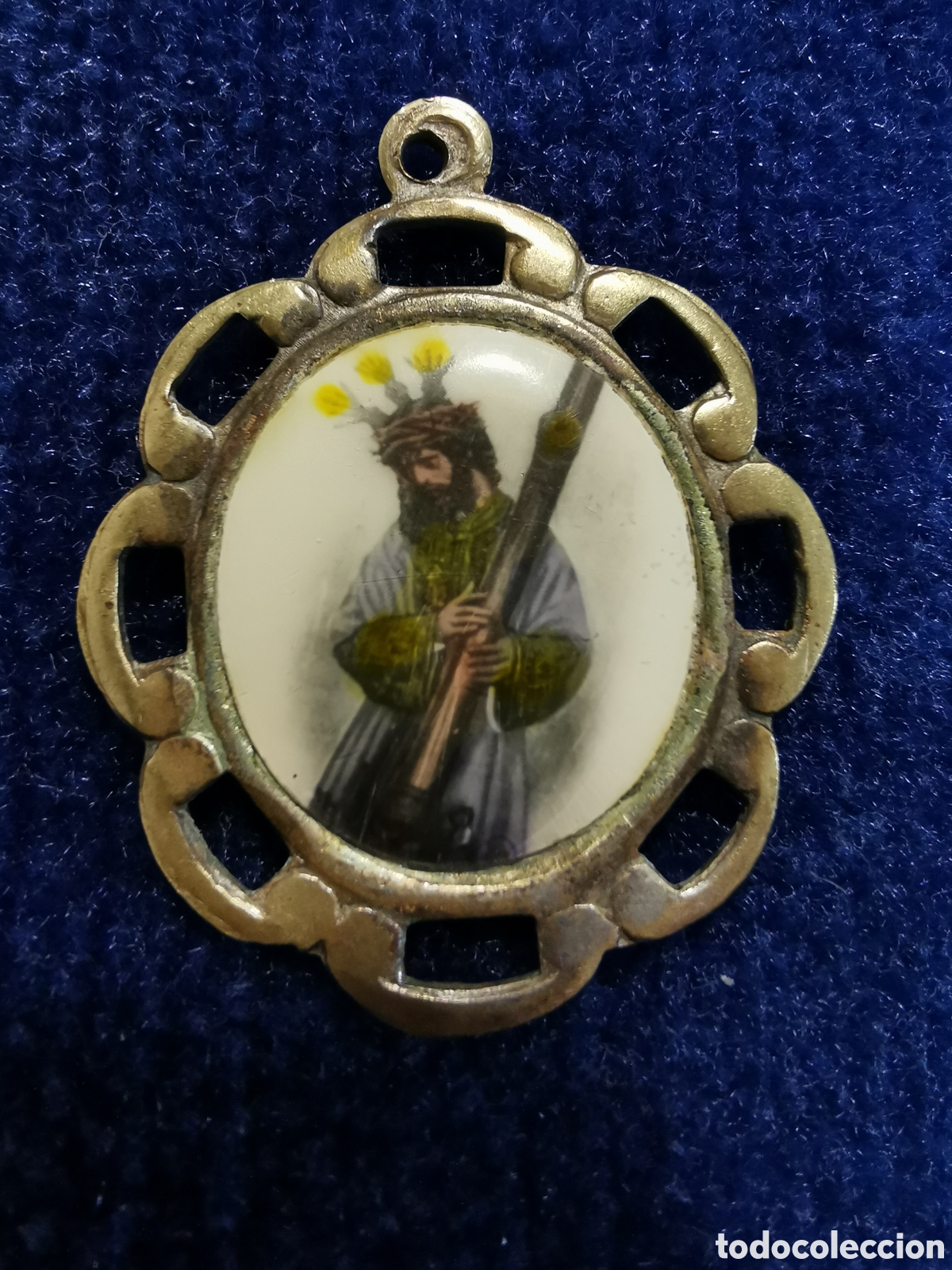 Joyeria: Antigua medalla Jes&uacute;s del Gran Poder. - Foto 1