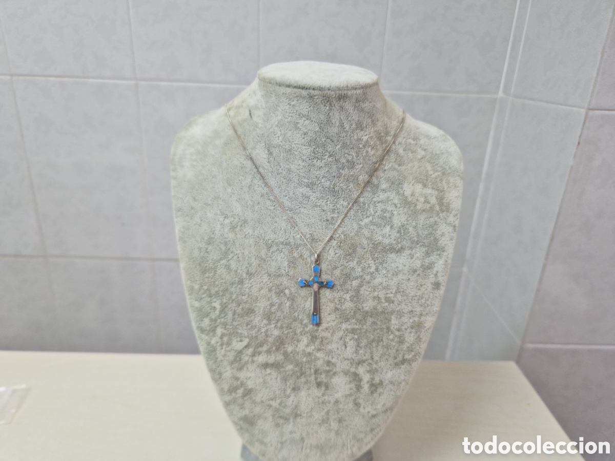 Joyeria: CRUZ Y CADENA EN PLATA DE LEY CONTRASTES - Foto 2