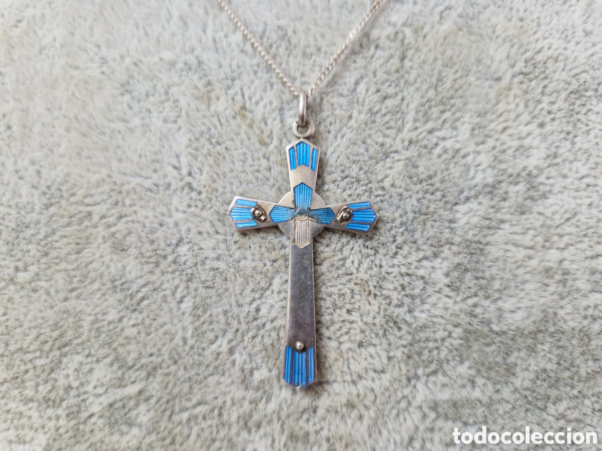 Joyeria: CRUZ Y CADENA EN PLATA DE LEY CONTRASTES - Foto 3