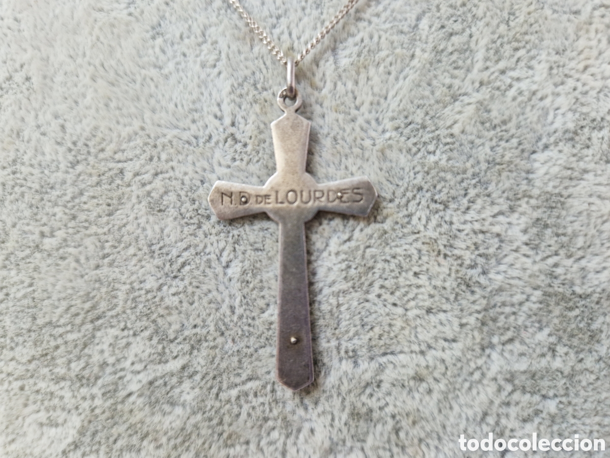 Joyeria: CRUZ Y CADENA EN PLATA DE LEY CONTRASTES - Foto 4
