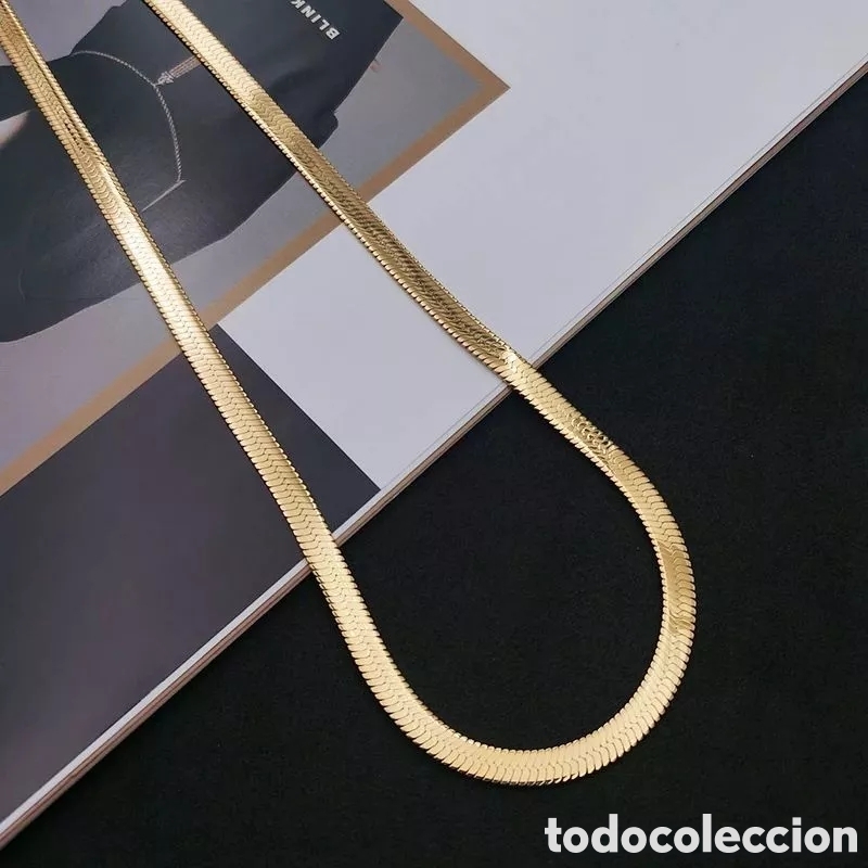 Joyeria: FANT&Aacute;STICO COLLAR DE ORO LAMINADO. REF S2 C ORO - Foto 2