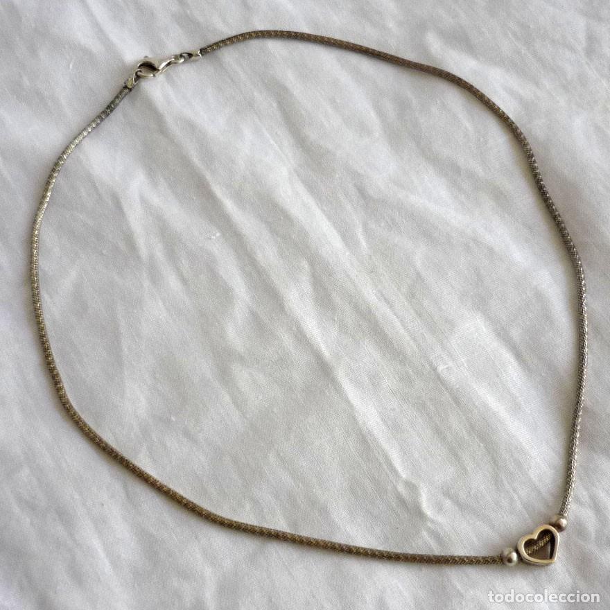 Joyeria: Cord&oacute;n de plata 925 gargantilla con coraz&oacute;n - Foto 1