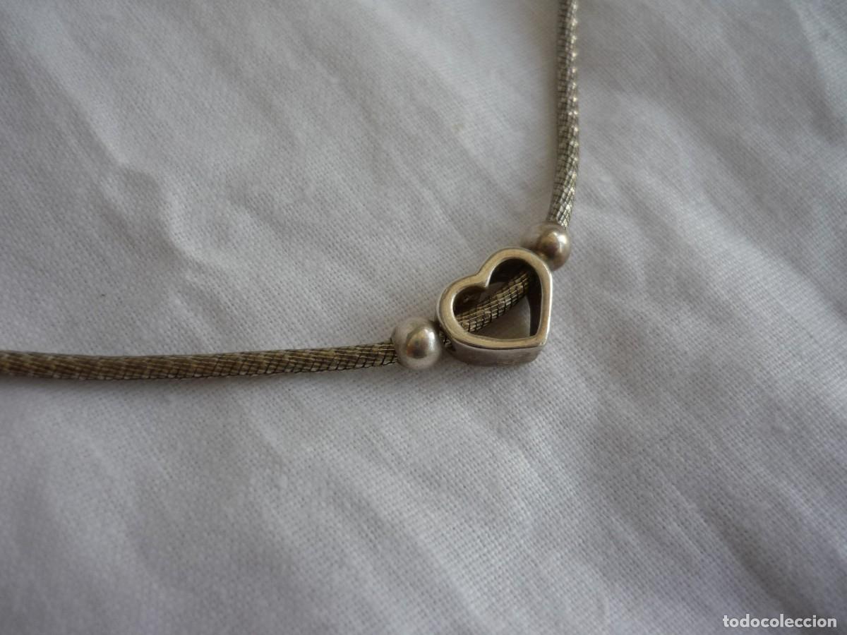 Joyeria: Cord&oacute;n de plata 925 gargantilla con coraz&oacute;n - Foto 2