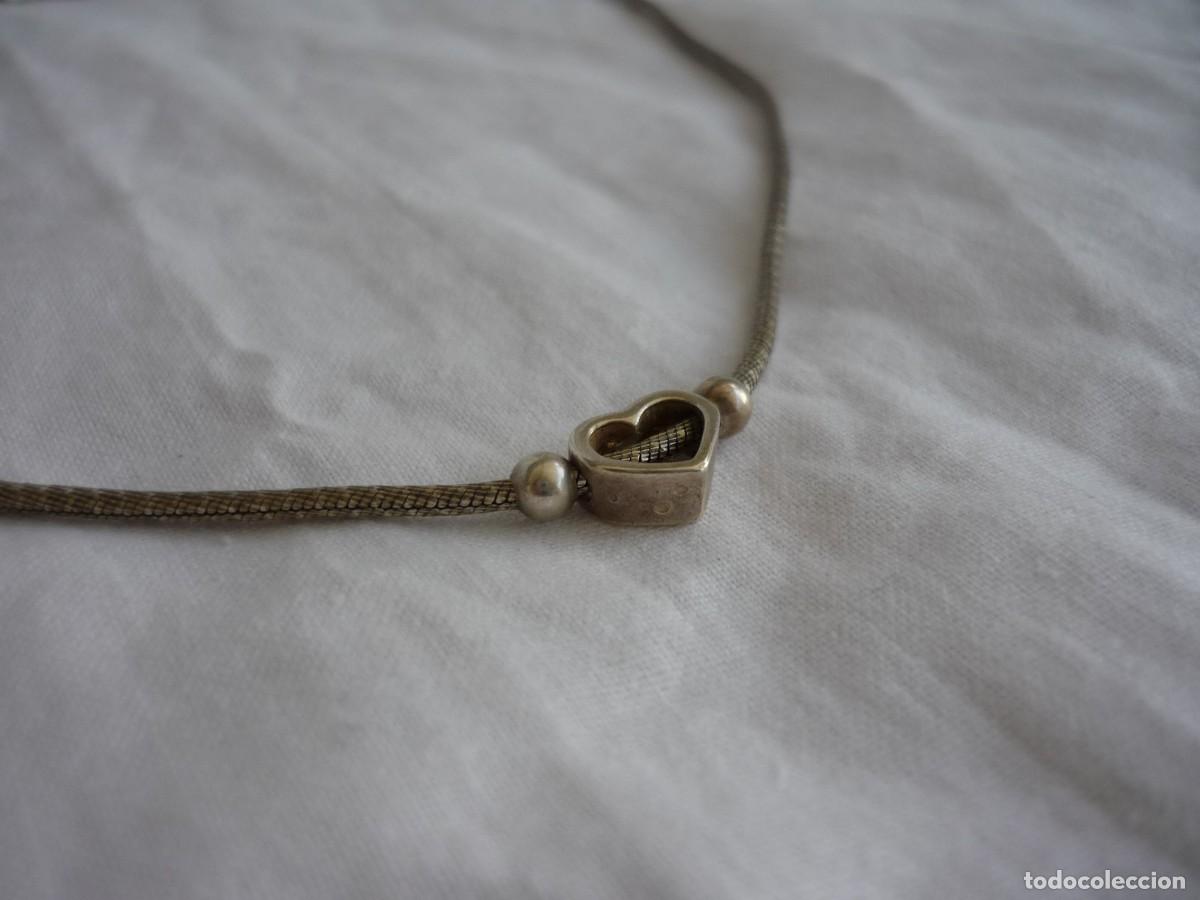 Joyeria: Cord&oacute;n de plata 925 gargantilla con coraz&oacute;n - Foto 3