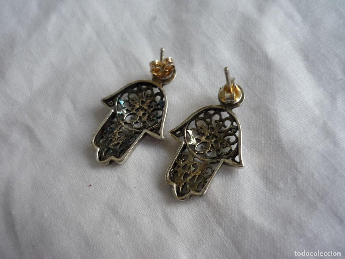 Joyeria: Pendientes de plata mano de f&aacute;tima - Foto 4