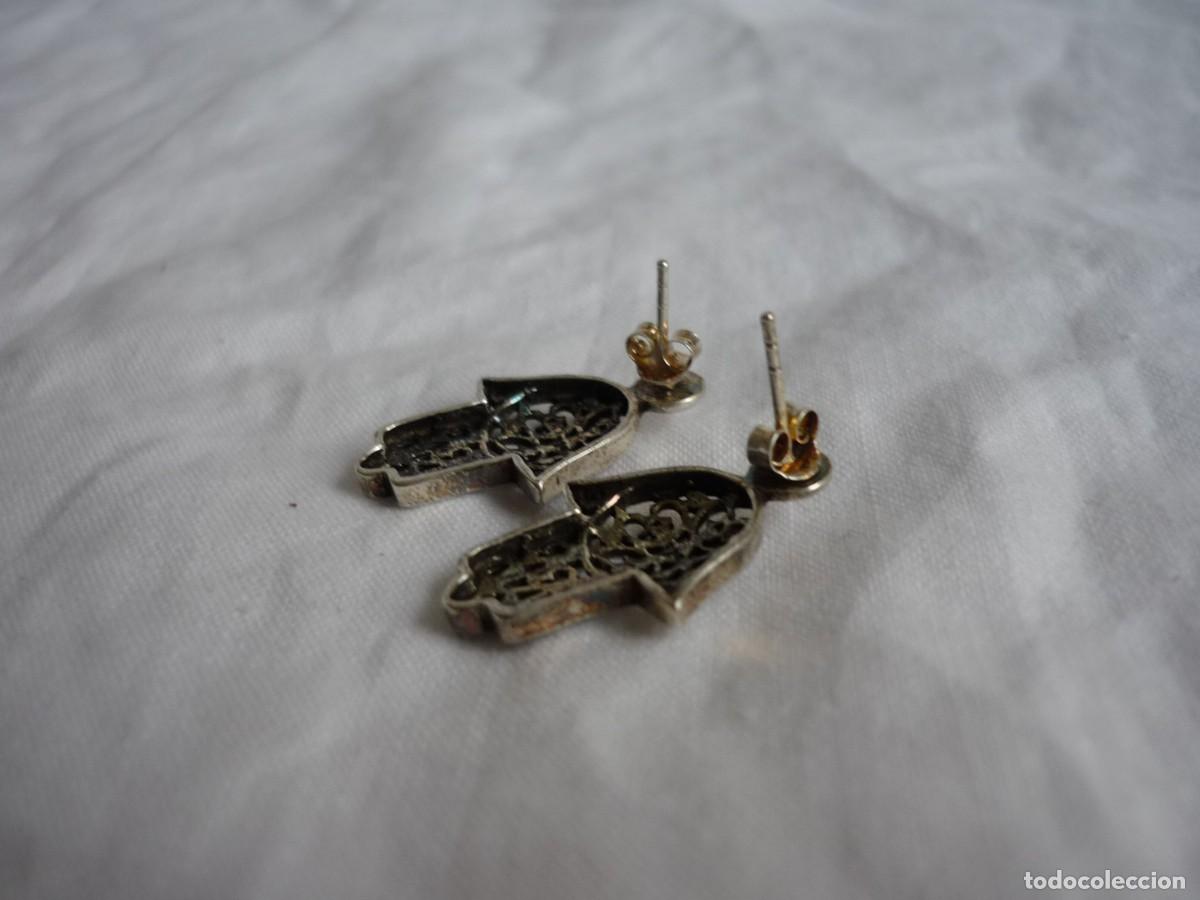 Joyeria: Pendientes de plata mano de f&aacute;tima - Foto 5