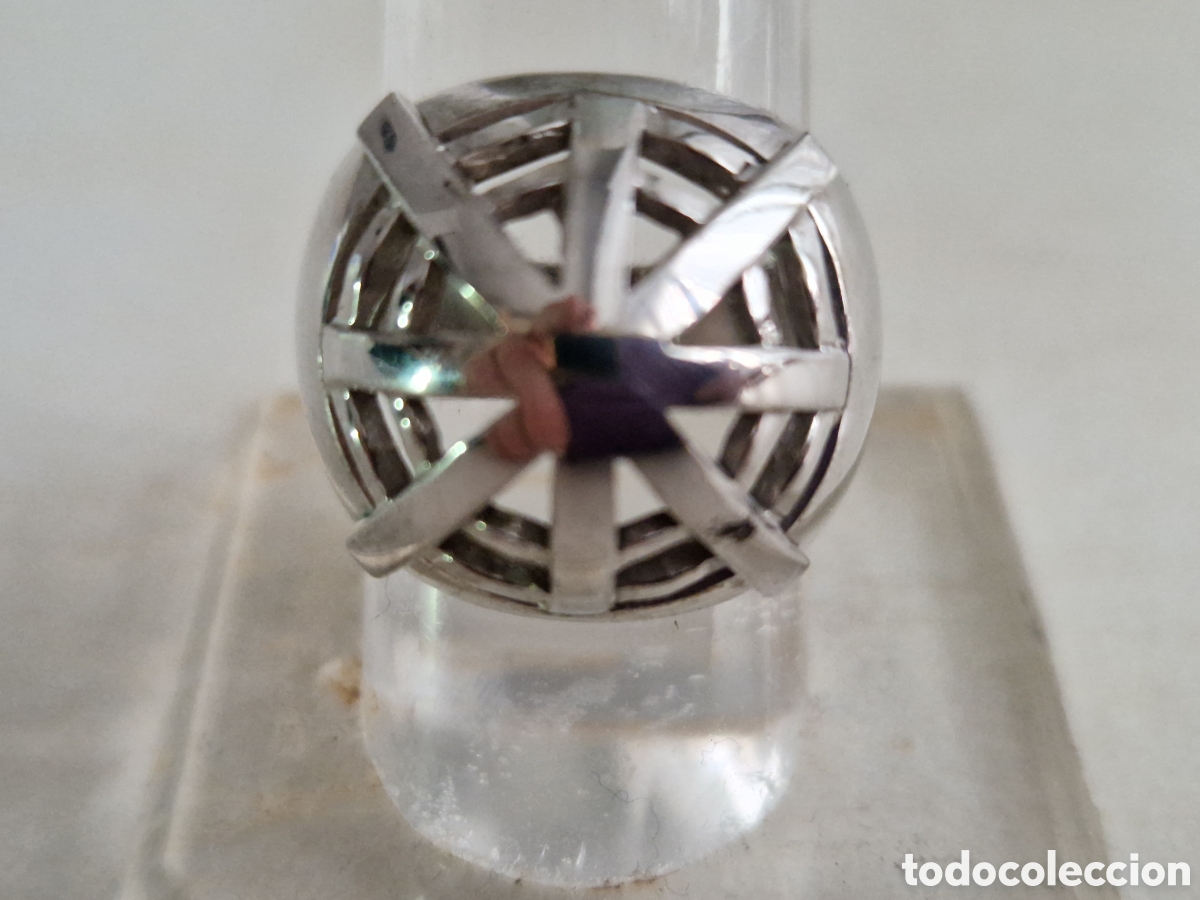 Joyeria: ANILLO DE PLATA DE LEY CONTRASTES - Foto 3