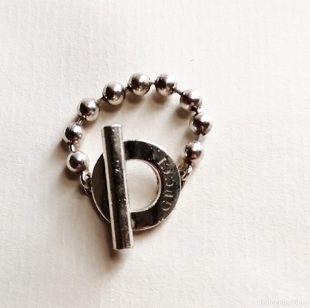 Joyeria: Anillo Gucci Boule Toggle Ring. Plata. Tama&ntilde;o interior 6 cm. - Foto 1