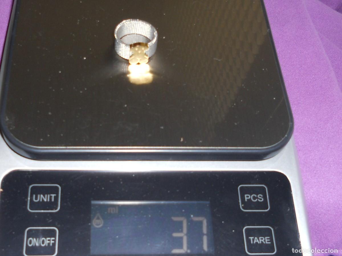 Joyeria: PRECIOSO ANILLO DE ORO Y ACERO - Foto 4