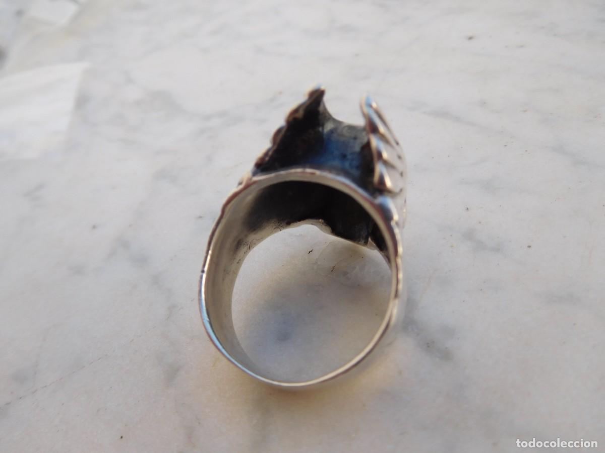 Joyeria: Anillo de plata vintage calavera silver skull ring - Foto 4