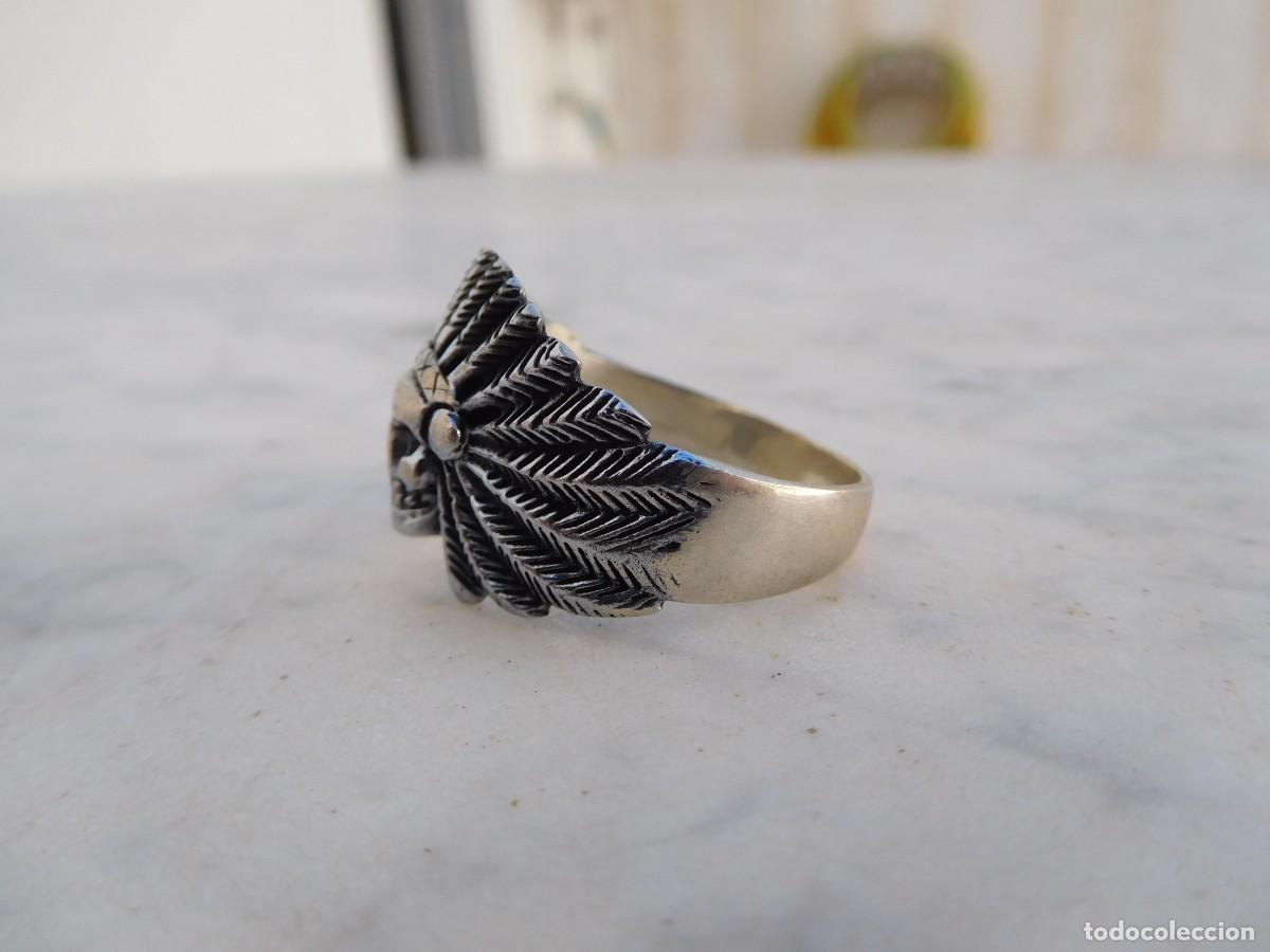 Joyeria: Anillo de plata vintage calavera silver skull ring - Foto 3