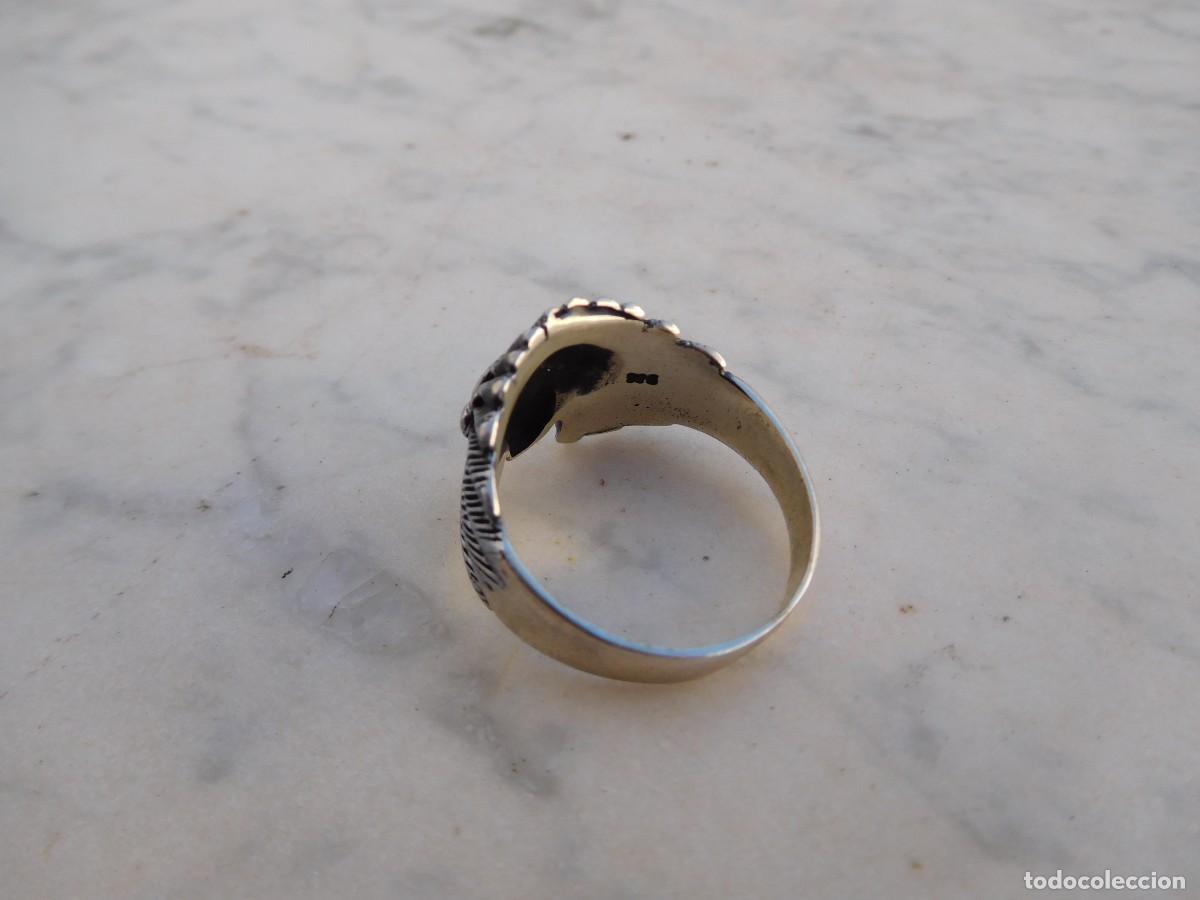Joyeria: Anillo de plata vintage calavera silver skull ring - Foto 4