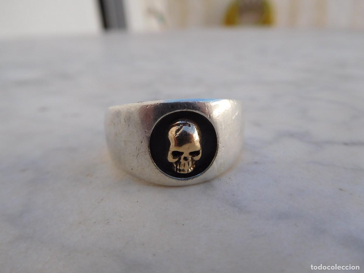 Anillo plata online calavera