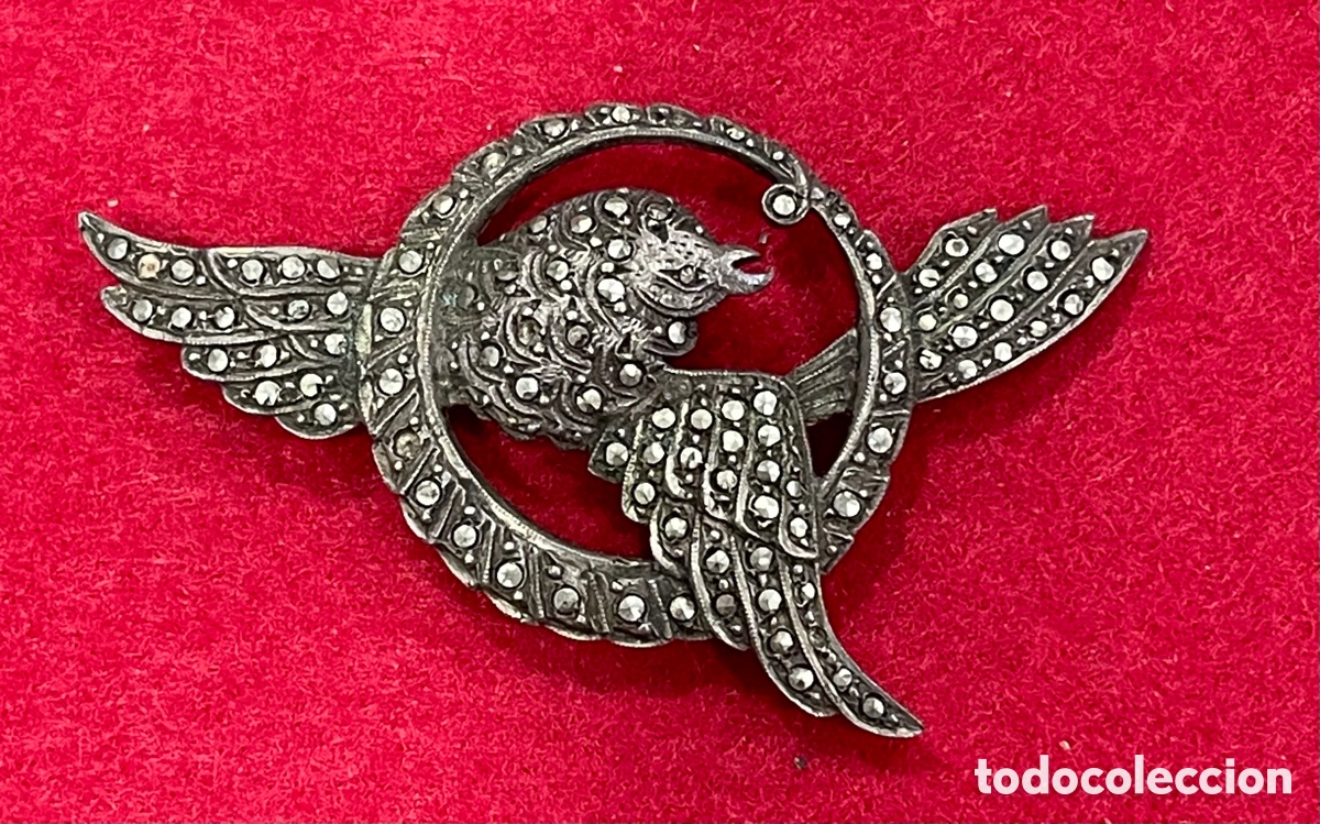 Joyeria: Bonito broche en plata de ley Marquesitas. - Foto 1
