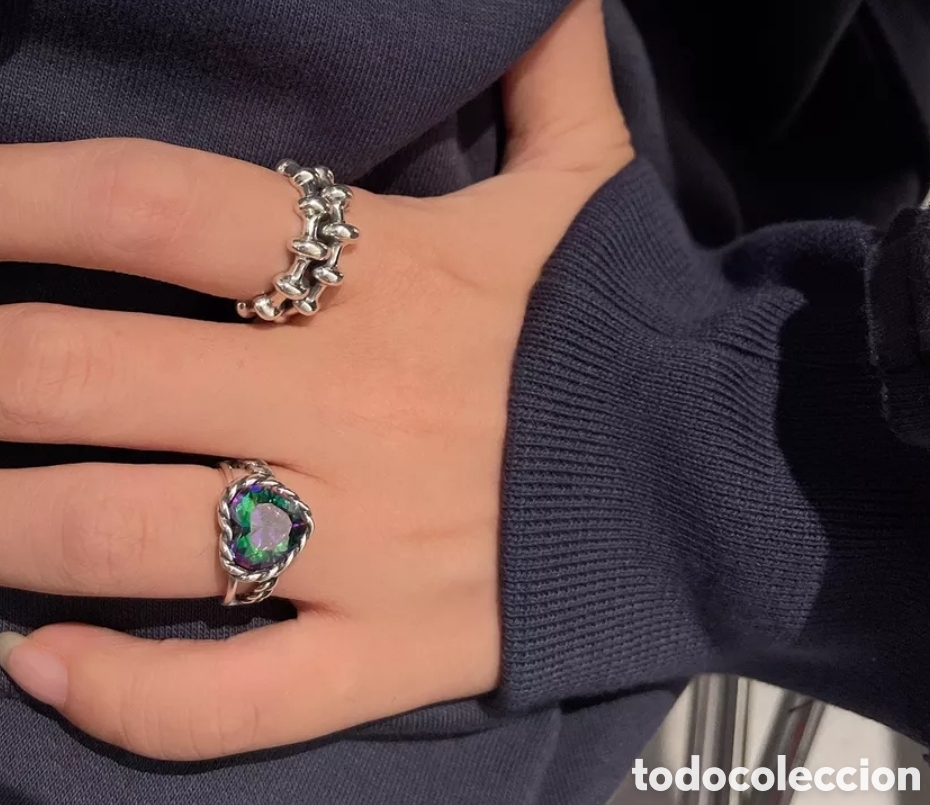 Joyeria: Anillo de Plata Coraz&oacute;n Circonita ENV&Iacute;O GRATIS!! - Foto 2