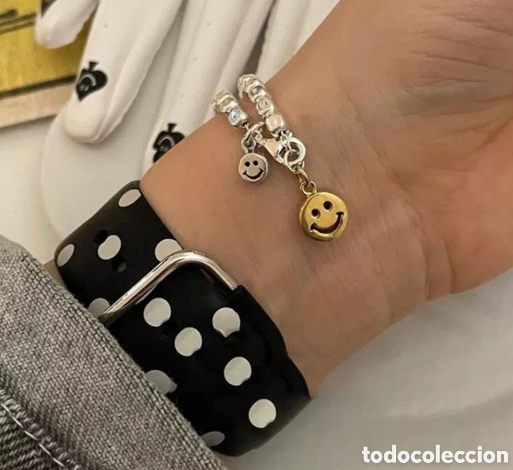 Joyeria: Pulsera de Plata Cara Sonriente ENV&Iacute;O GRATIS!! - Foto 4