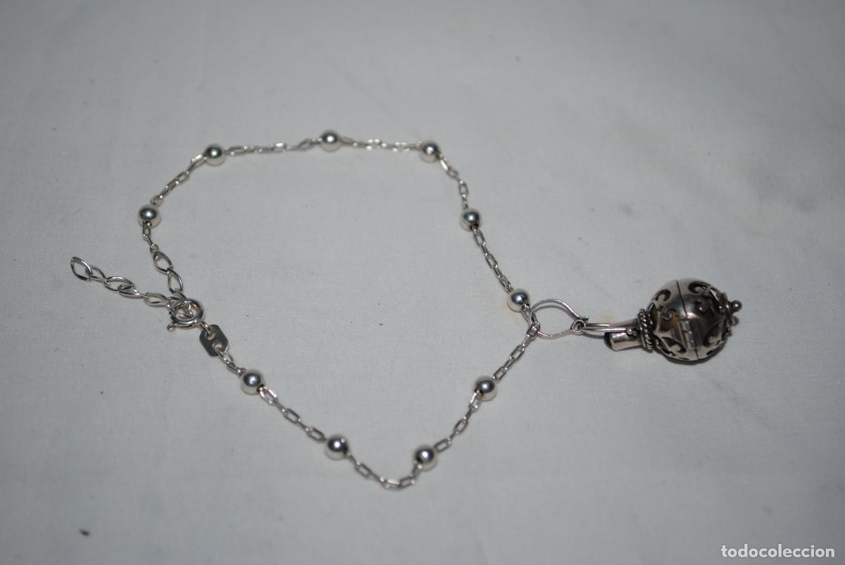 Joyeria: PULSERA DE PLATA , CON LLAMADOR DE ANGEL - Foto 1