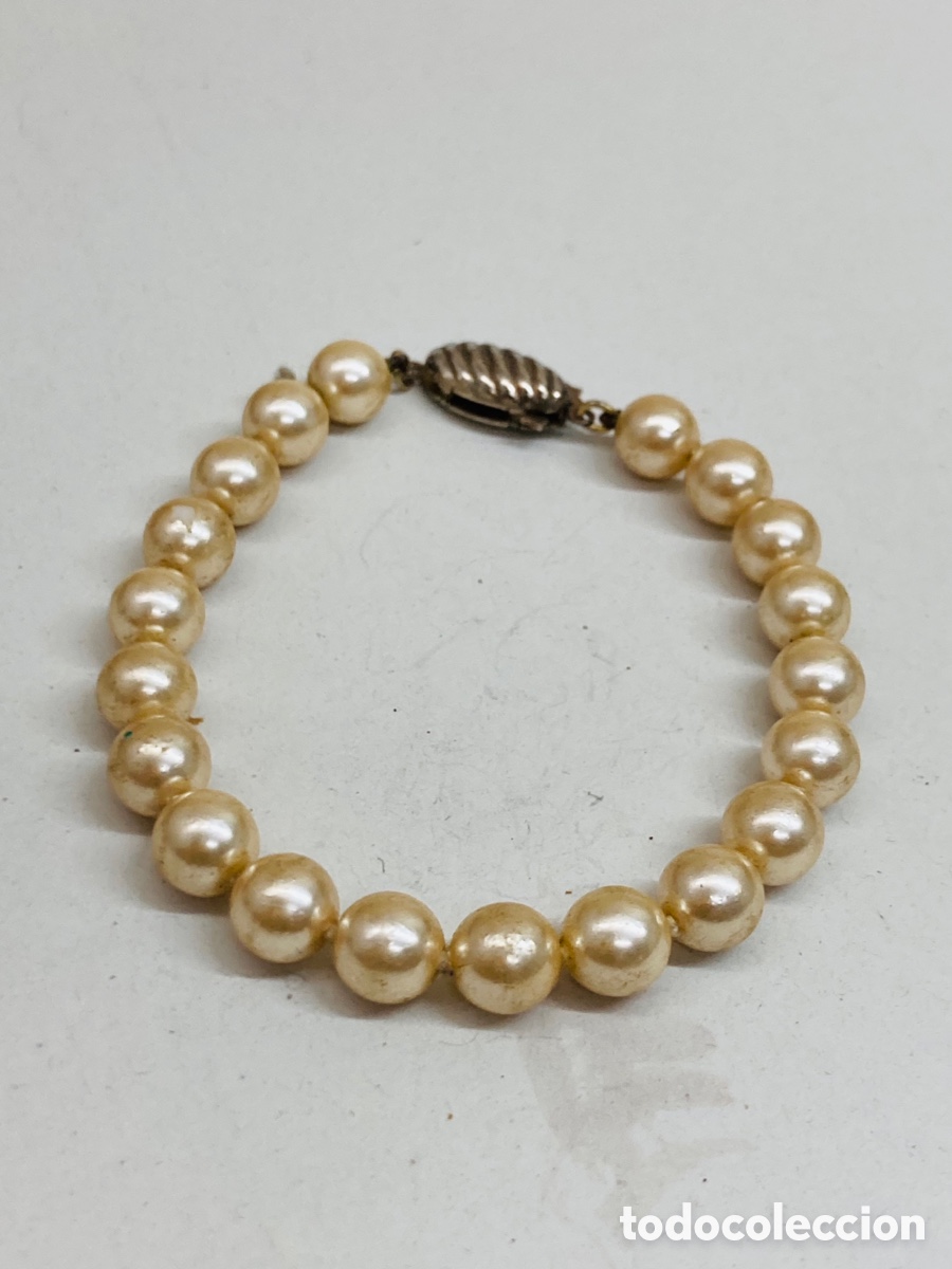 Joyeria: Pulsera de plata y perlas - Foto 1