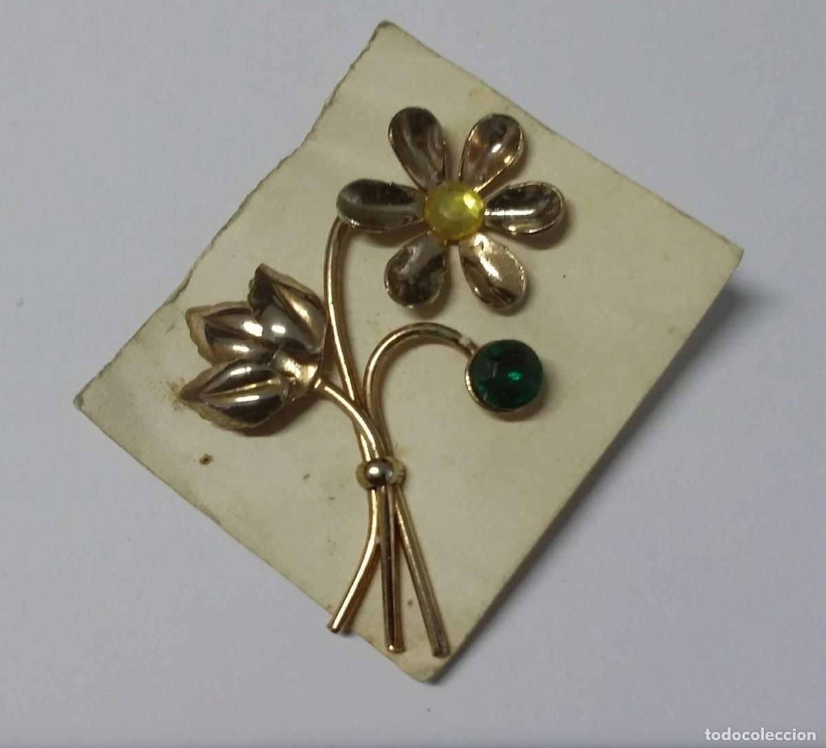 Joyeria: BELLO BROCHE PRENDEDOR CON FORMA DE FLOR. VINTAGE - Foto 7