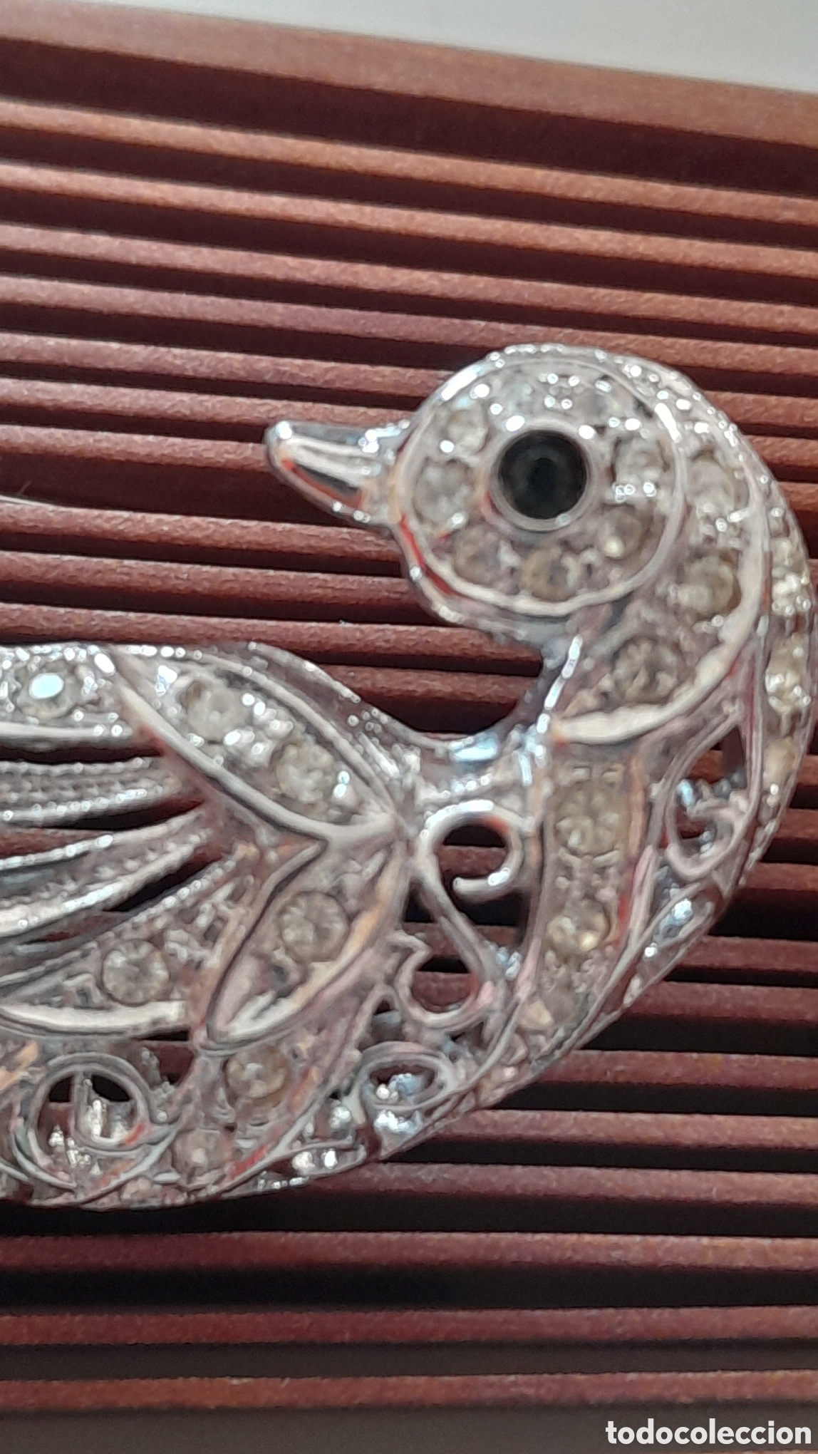 Joyeria: BROCHE ESTILO VINTAGE CON CRISTAL - Foto 2