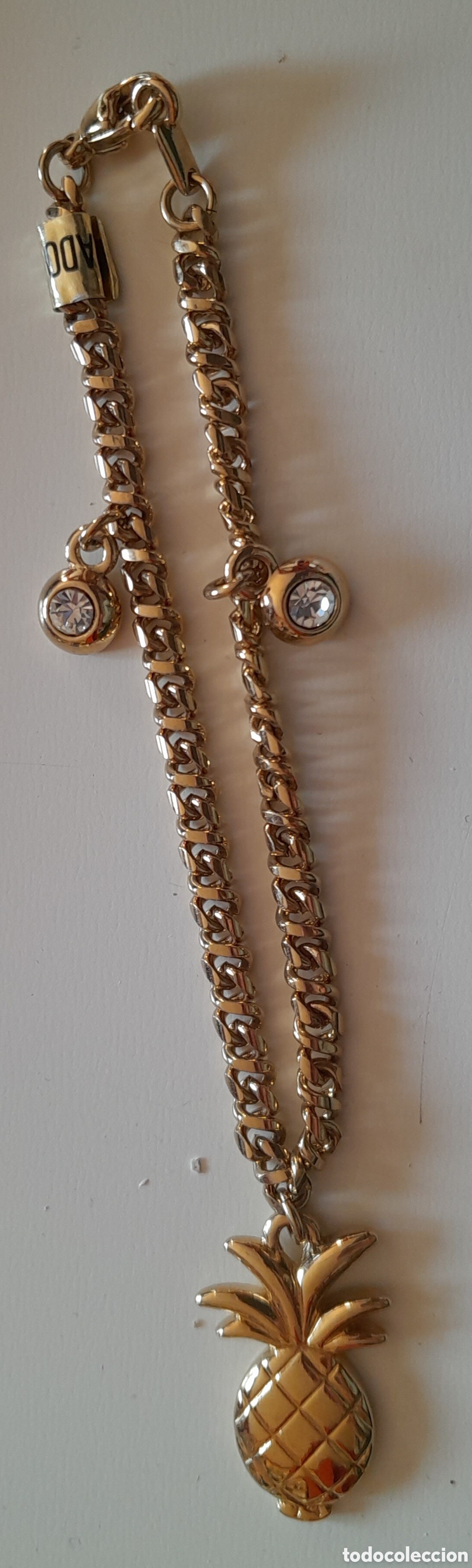 Joyeria: PULSERA CHAPA EN ORO CON PI&Ntilde;A Y CRISTAL - Foto 4