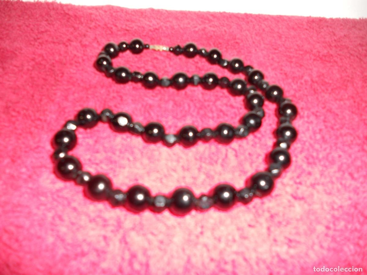 Joyeria: ANTIGUO COYAR DE TURMALINA NEGRA - Foto 3