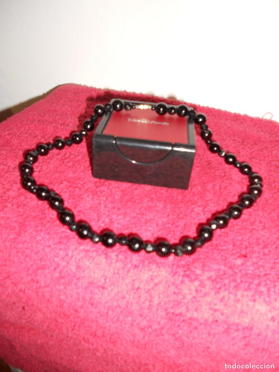 Joyeria: ANTIGUO COYAR DE TURMALINA NEGRA - Foto 4