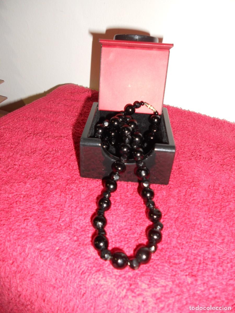 Joyeria: ANTIGUO COYAR DE TURMALINA NEGRA - Foto 5