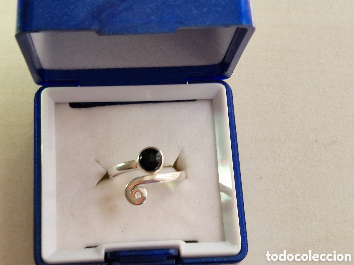 Joyeria: ANILLO DE PLATA DE LEY CONTRASTES PIEDRA ONIX - Foto 5