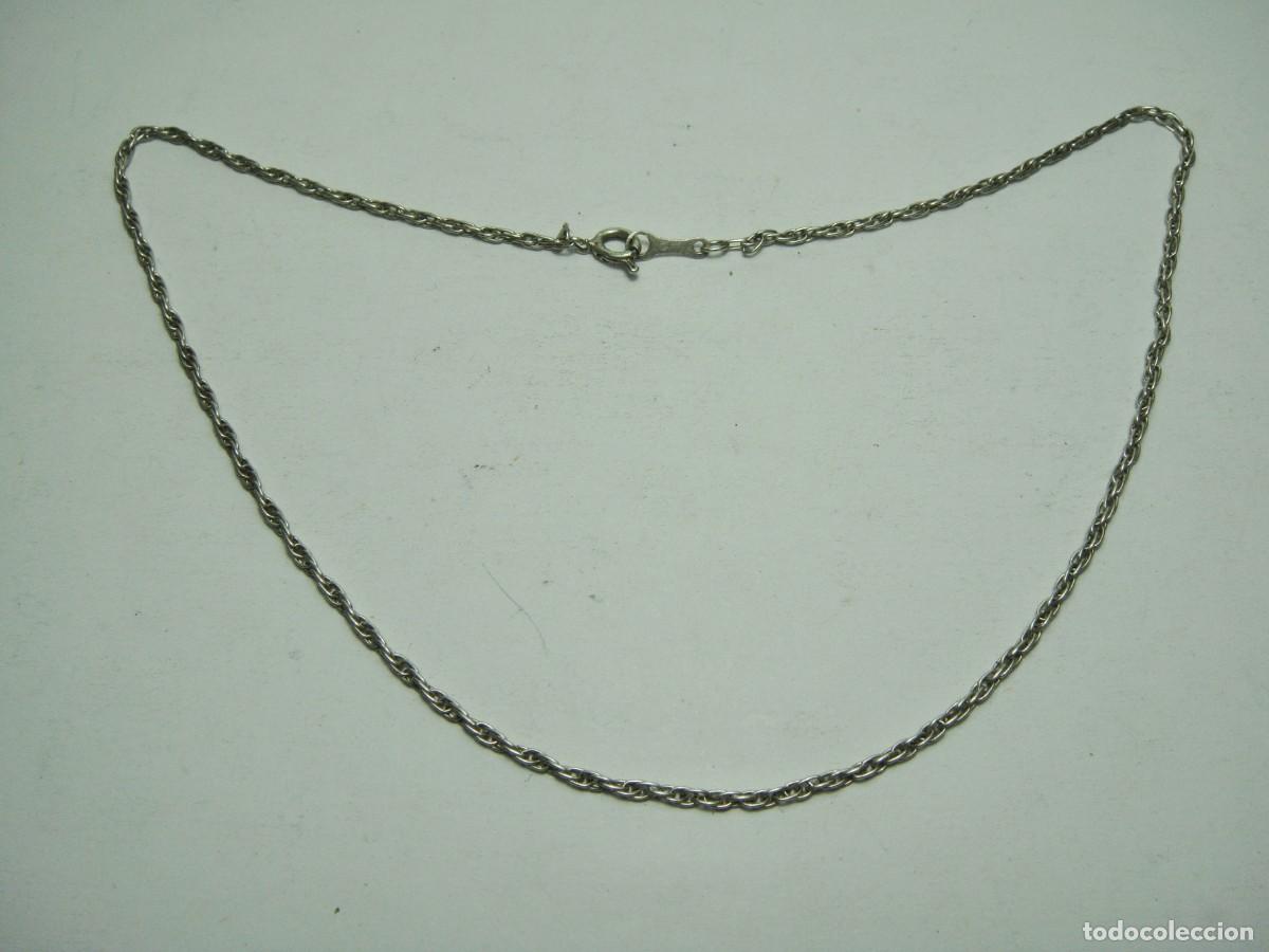 Joyeria: Cadena de plata para ni&ntilde;o. Con contrastes. - Foto 2