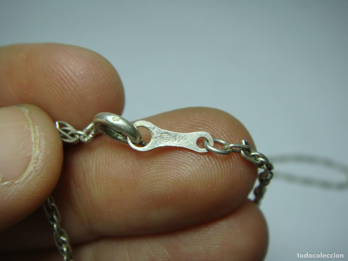 Joyeria: Cadena de plata para ni&ntilde;o. Con contrastes. - Foto 3