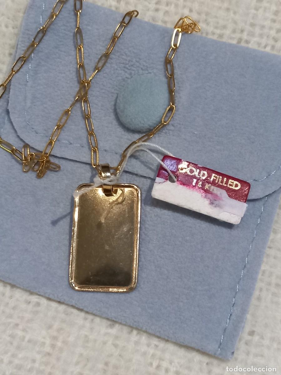 Joyeria: PLACA &uml;GOLD-FILLED&uml; lisa-brillo. Cadena - Foto 1
